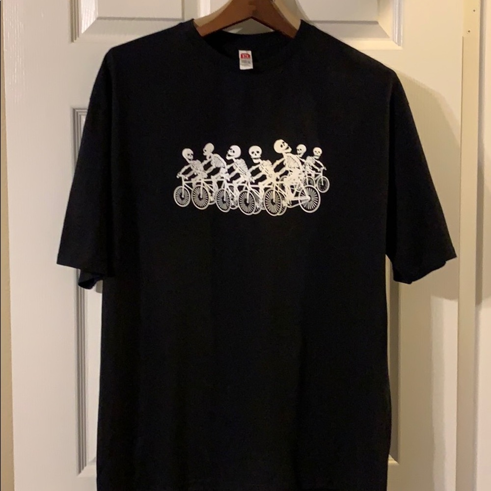 Unisex Skeletons on Bike T-shirt